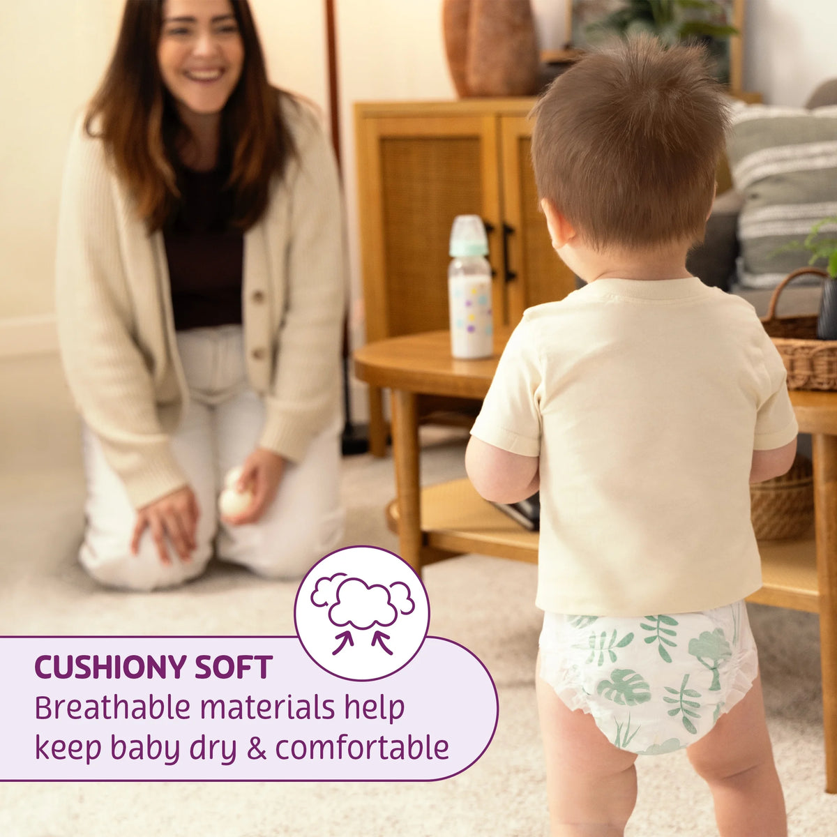 Dry & Gentle Diapers Size 1, 162 Count (Select for More Options)