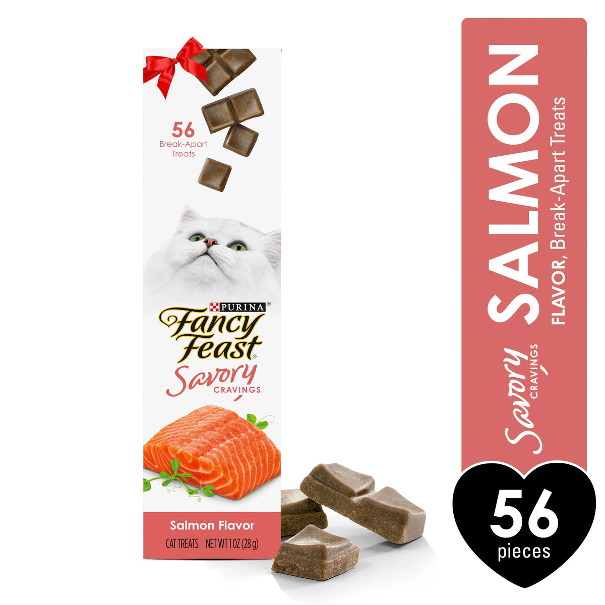 Purina  Savory Cravings, Soft Cat Treats, Salmon, 1 Oz Box