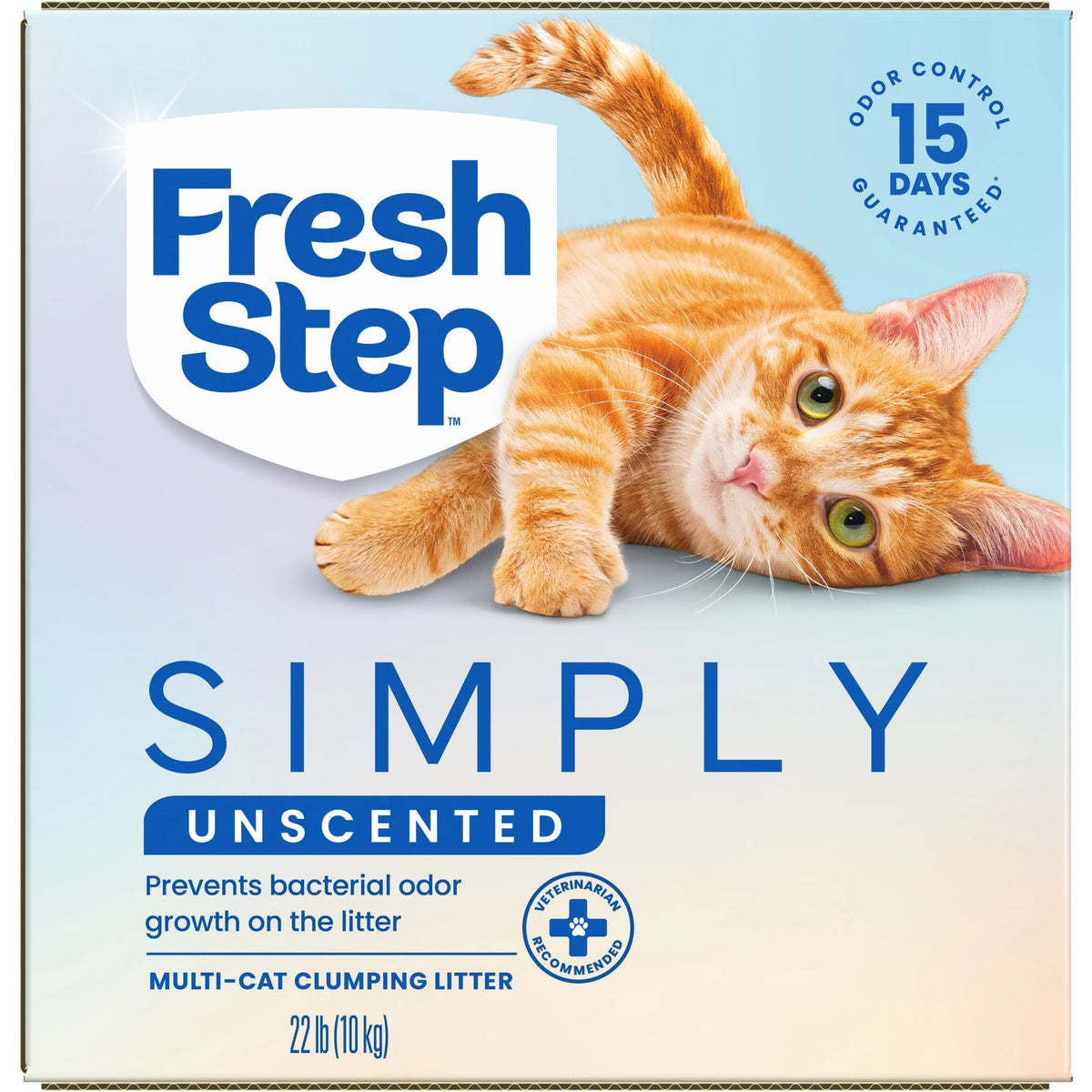 Simply Unscented Multi Cat Clumping Litter, 22 Lb