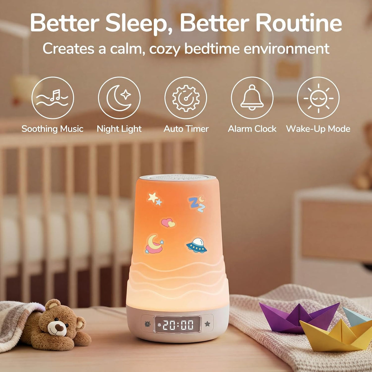White Noise Sound Machine, Newborn Baby Gifts, 100 Soothing Sounds