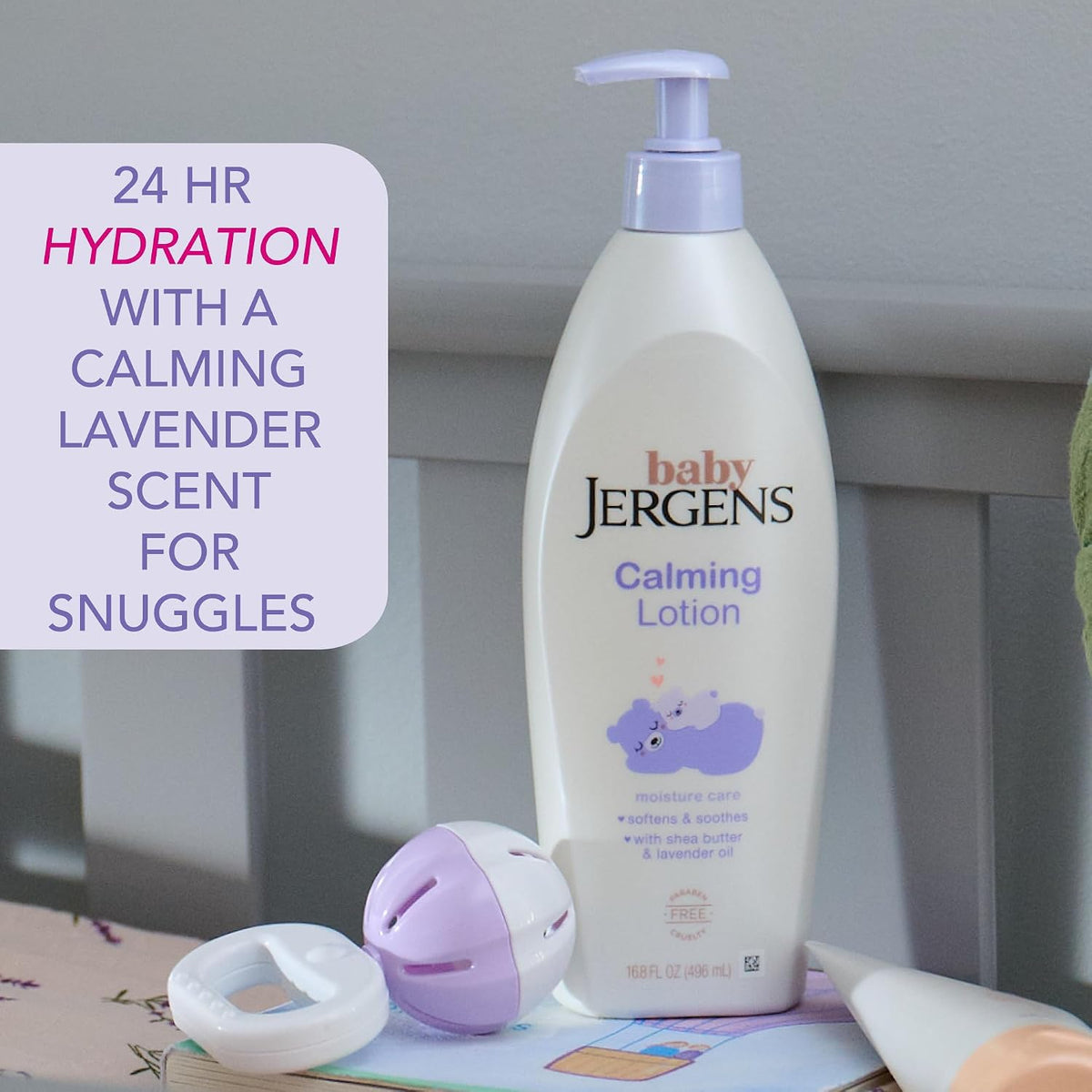 Baby Calming Lotion with Shea Butter & Lavender Oil, 16.8 Fl Oz