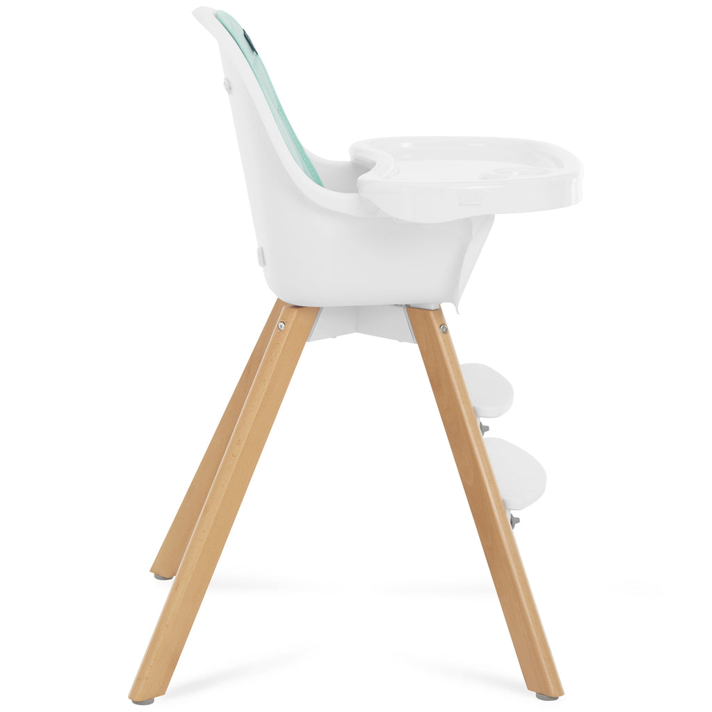 Zoodle 2-In-1 High Chair Booster Feeding Chair with Modern Design, Mint