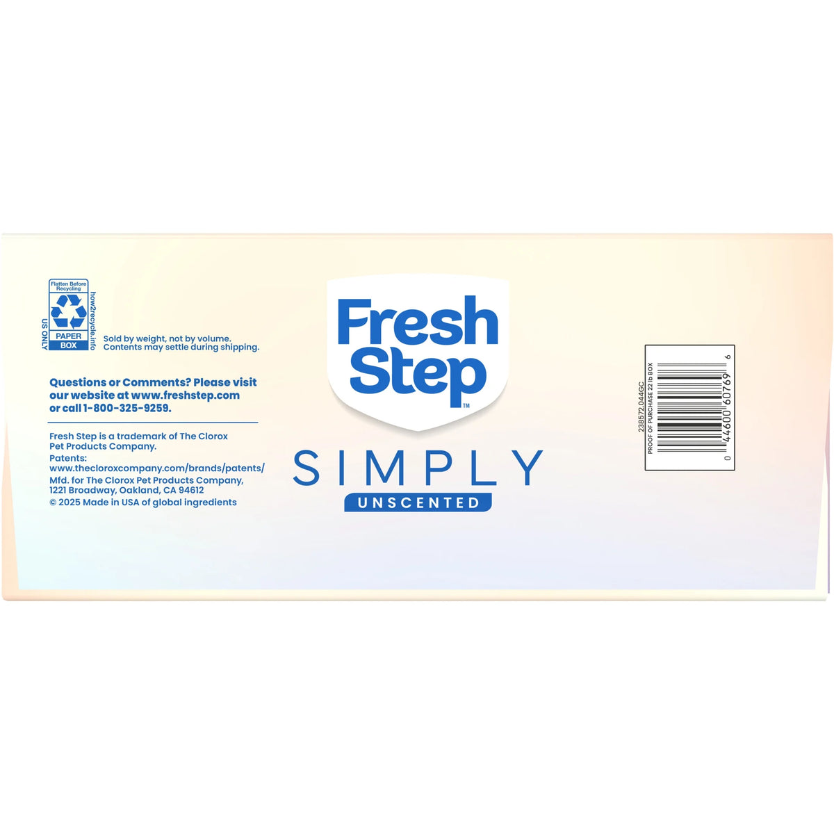 Simply Unscented Multi Cat Clumping Litter, 22 Lb
