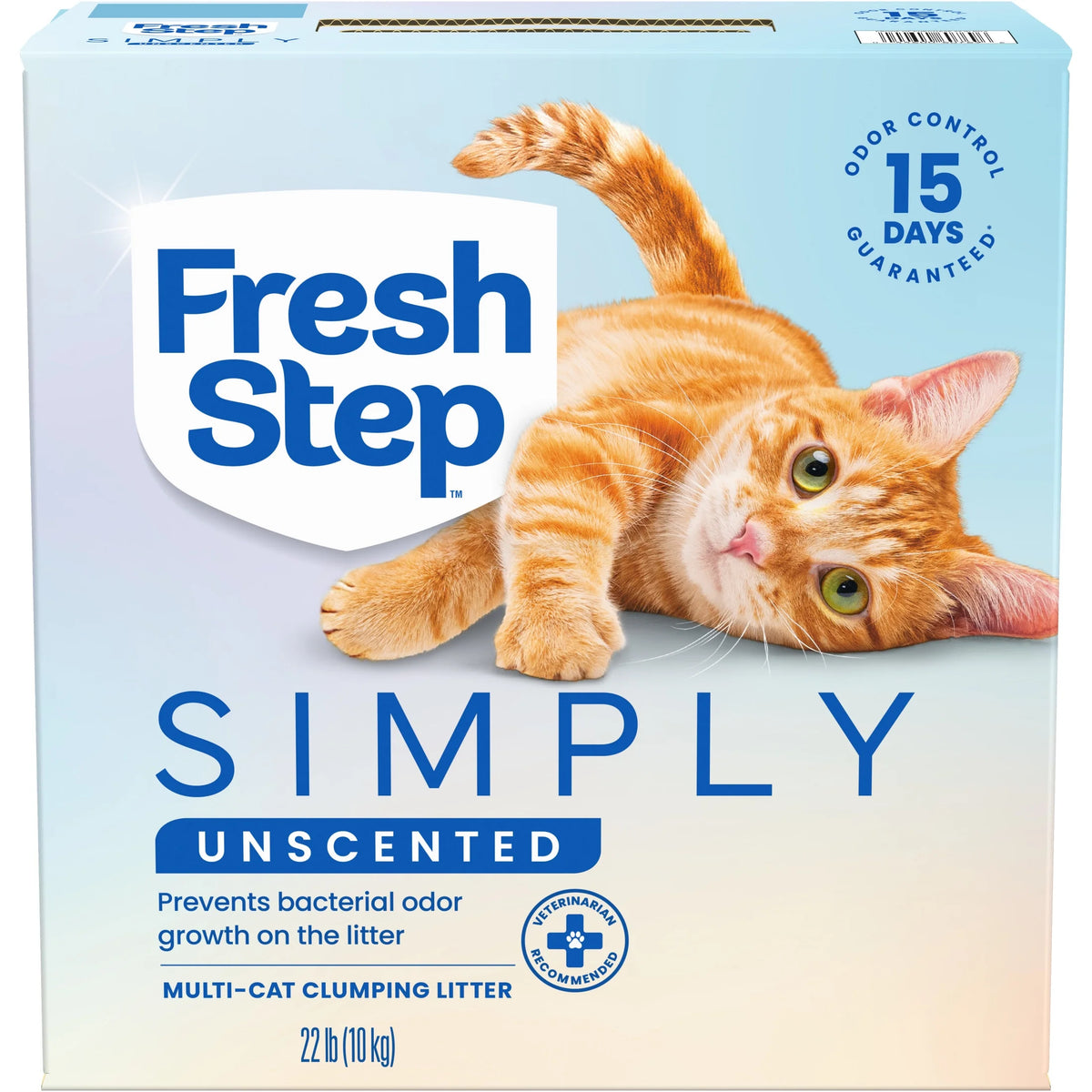 Simply Unscented Multi Cat Clumping Litter, 22 Lb