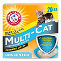 Multi-Cat Clumping Litter Unscented, 20 Lb