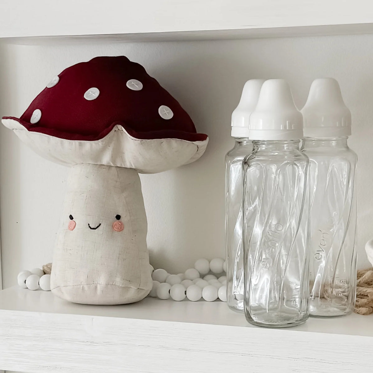Classic Glass Twist Bottles, 6 Pack of 8 Ounce Each, Clear