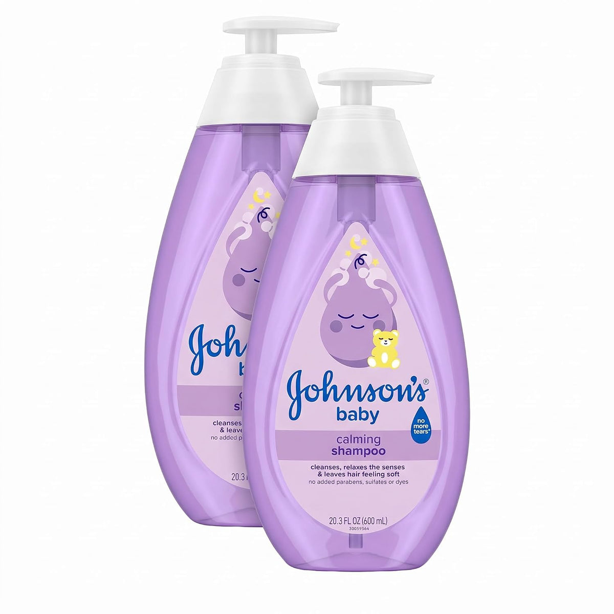 Shampoo, 20.3 Fl. Oz, Pack of 2 | Calming Formula | Hypoallergenic | Tear-Free | No Parabens