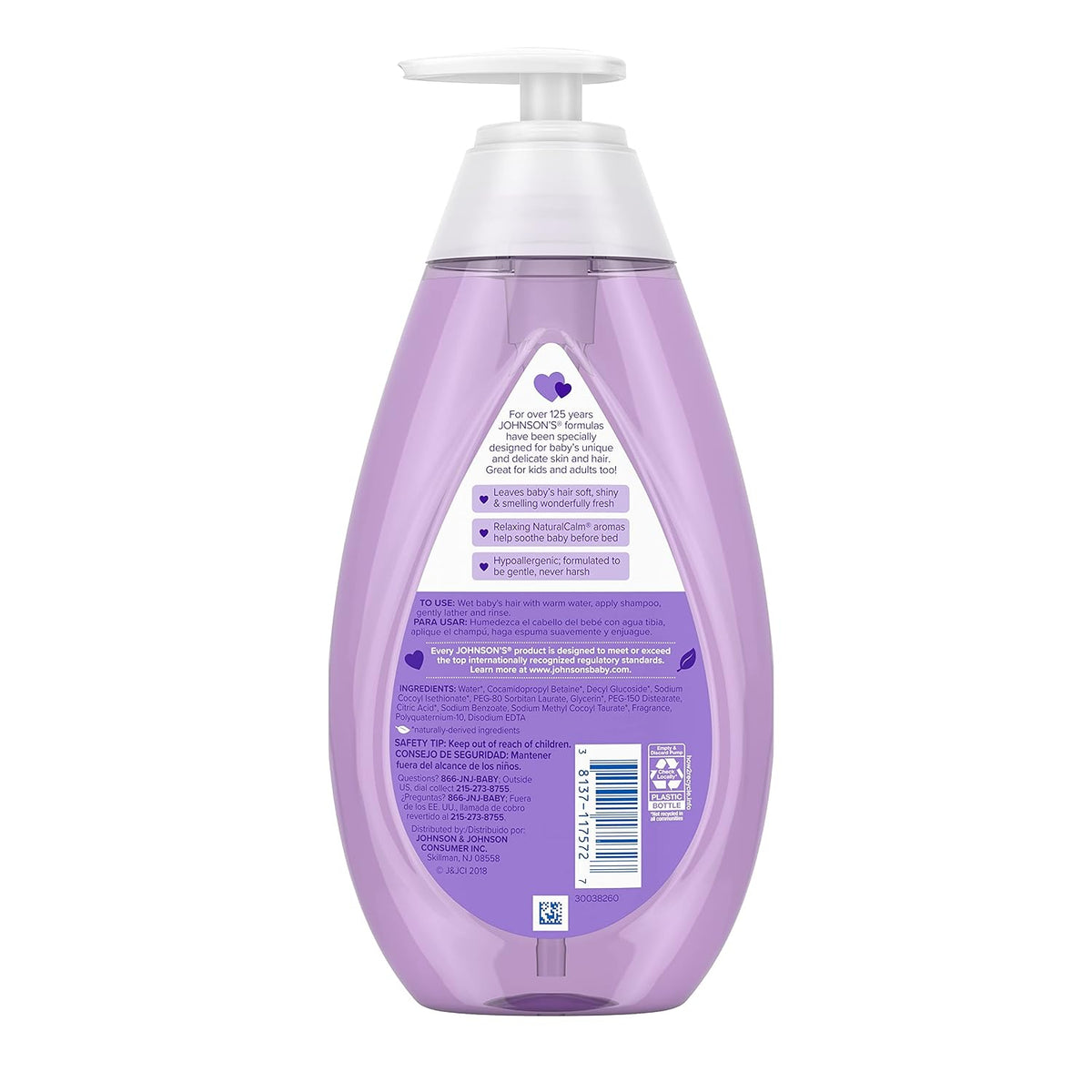 Shampoo, 20.3 Fl. Oz, Pack of 2 | Calming Formula | Hypoallergenic | Tear-Free | No Parabens