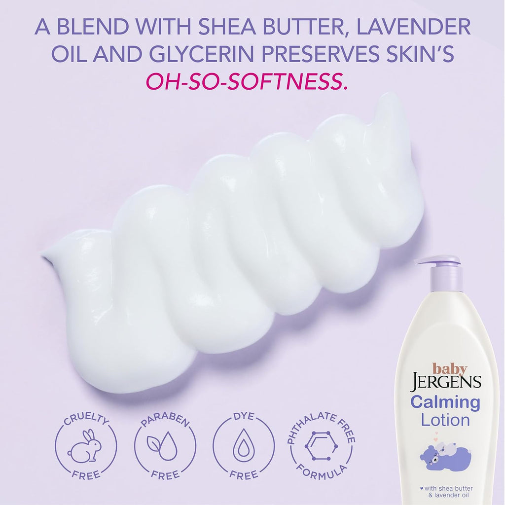 Baby Calming Lotion with Shea Butter & Lavender Oil, 16.8 Fl Oz