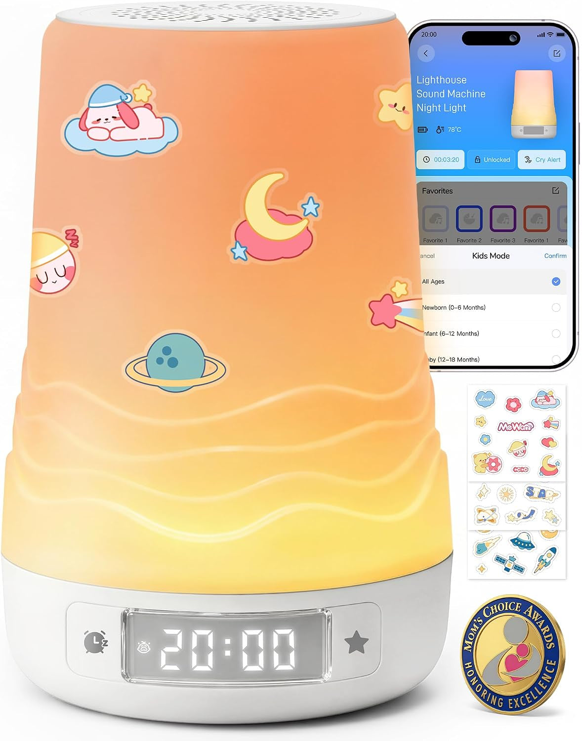 White Noise Sound Machine, Newborn Baby Gifts, 100 Soothing Sounds