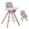 Zoodle 2-In-1 High Chair Booster Feeding Chair with Modern Design, Pink