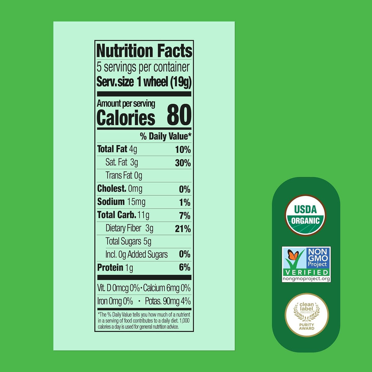Once upon a Farm Organic Toddler Bars Variety Pack, Non-Gmo