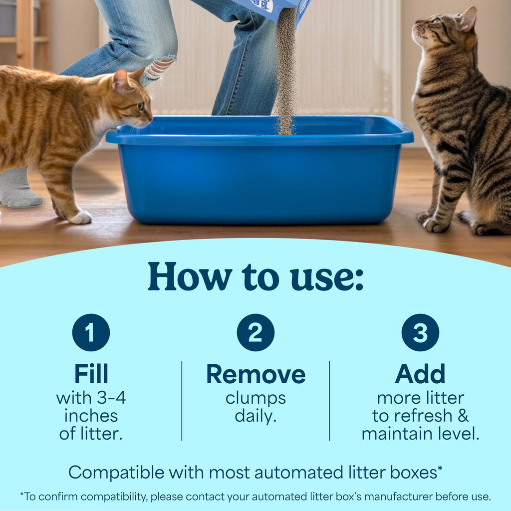 Simply Unscented Multi Cat Clumping Litter, 22 Lb