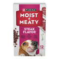 Purina  Dry Dog Food, High Protein Steak Flavor with Real Beef, 12 Count