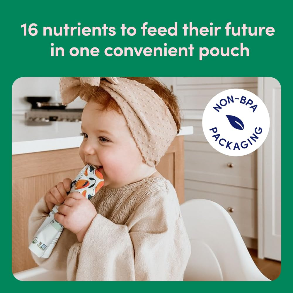 Organic White Bean Pumpkin Apple Baby Food 3Ct, 4 OZ