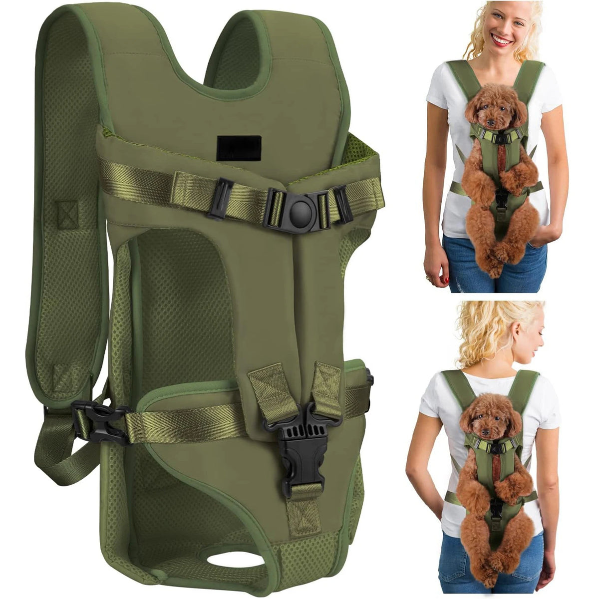 Pet Carrier Comfortable Breathable Dog Bag Dogs Front Travel Dog Bag Adjustable Pet Carriers Dogs Backpack Pet Carrying Supplies