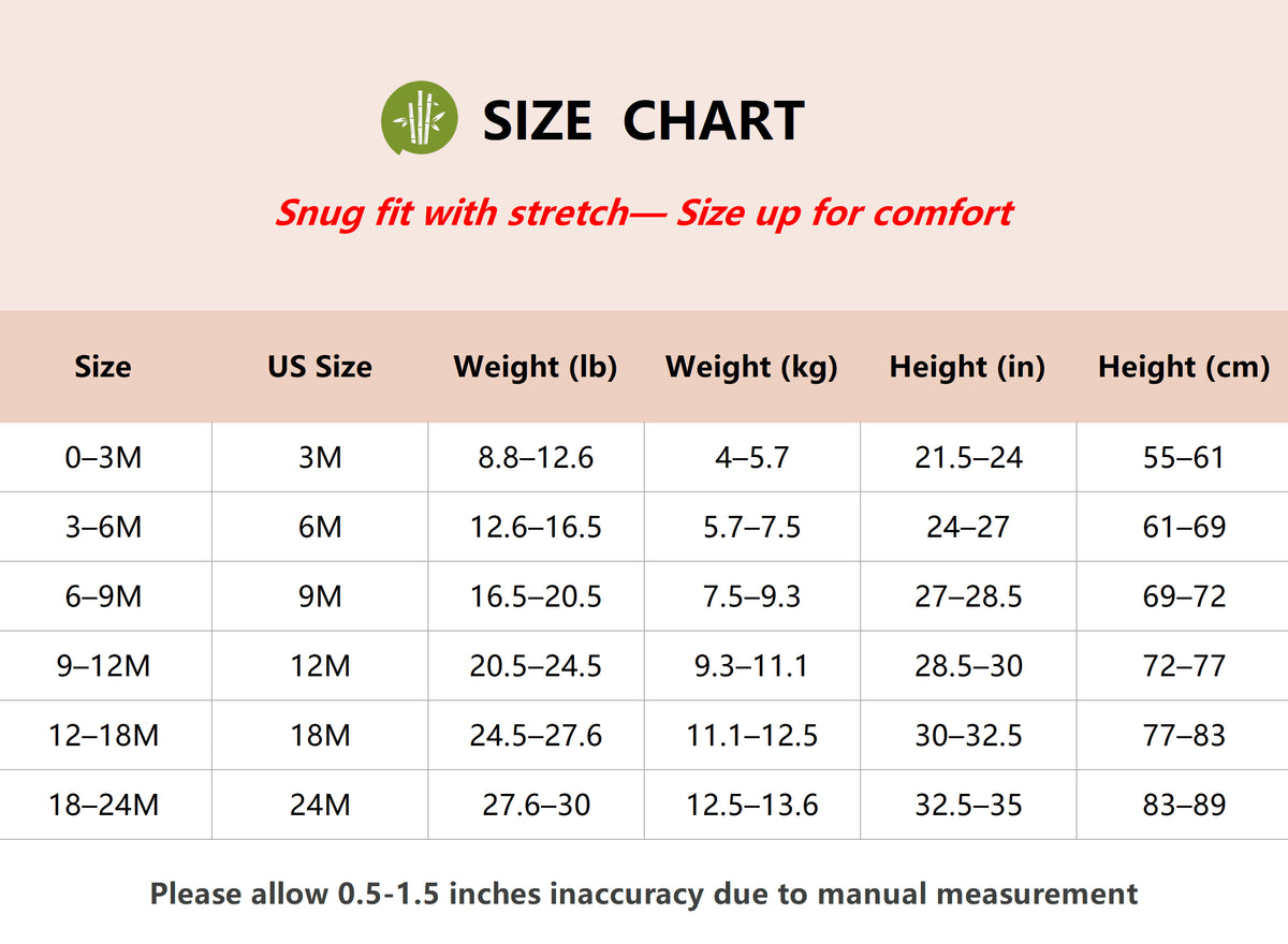 Baby Girl Clothes Bamboo Viscose Zip Pajamas Snug Fit Newborn Infant Girls Boys Baby Gifts,9-12 Months