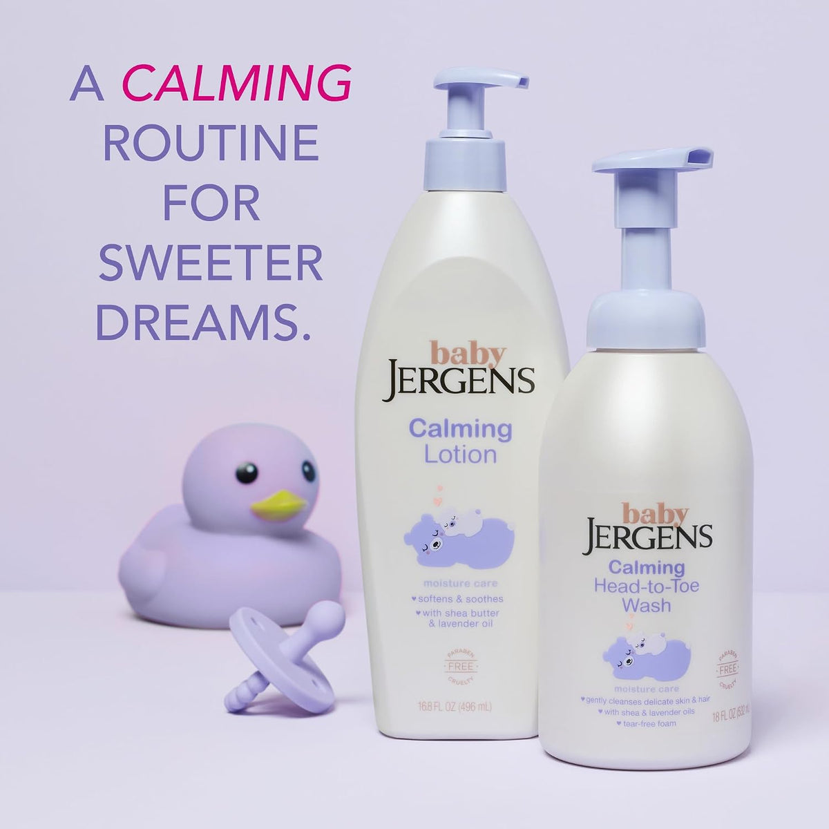 Baby Calming Lotion with Shea Butter & Lavender Oil, 16.8 Fl Oz