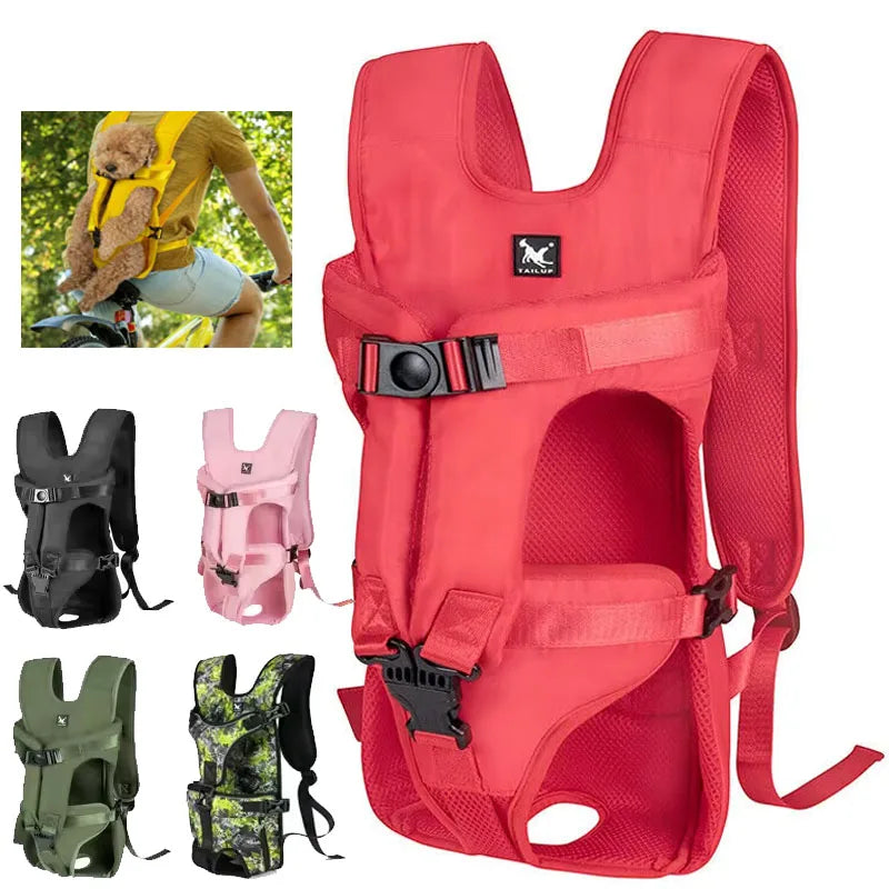 Pet Carrier Comfortable Breathable Dog Bag Dogs Front Travel Dog Bag Adjustable Pet Carriers Dogs Backpack Pet Carrying Supplies
