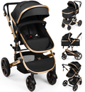 Baby Stroller, Foldable Aluminum Alloy Stroller