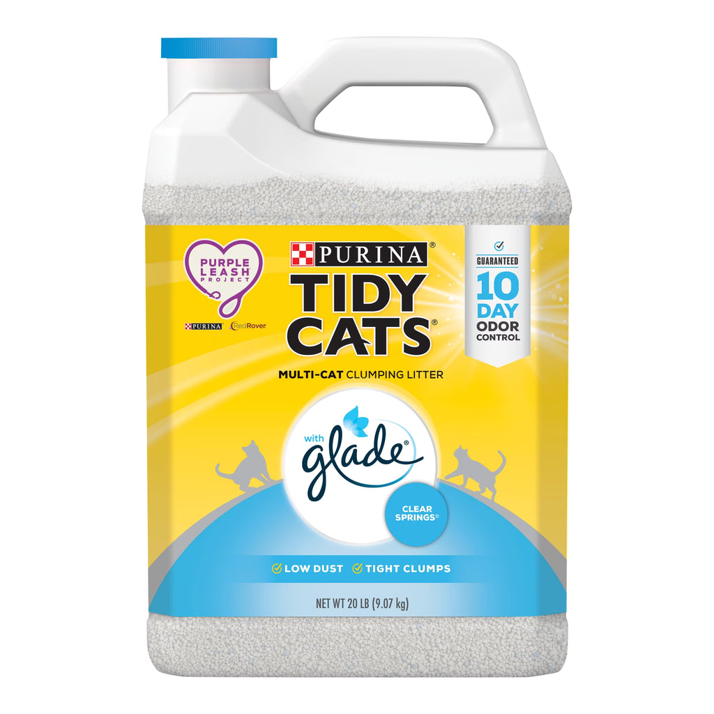 Purina  with Glade Clear Springs Scented, Odor Control, Clumping Multi-Cat Litter