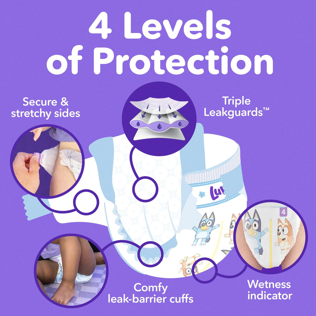 Platinum Protection Baby Diapers Size 4, 84 Count (Select for More Options)
